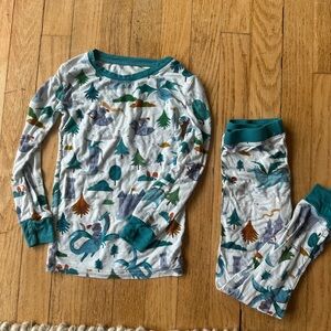 Little Sleepies Dragons Forest Pajamas 4T Long Sleeve/Pants